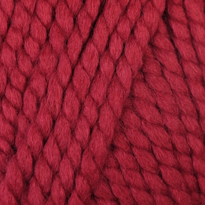 Пряжа "Spaghetti" 25% шерсть, 75% акрил 60м/100гр (3630 вишня )