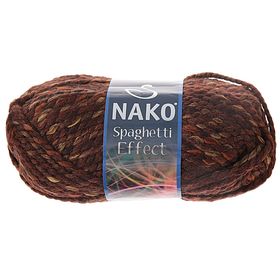 

Пряжа "Spaghetti Effect" 25% шерсть, 75% акрил 60м/100гр (7511 Эквадор)