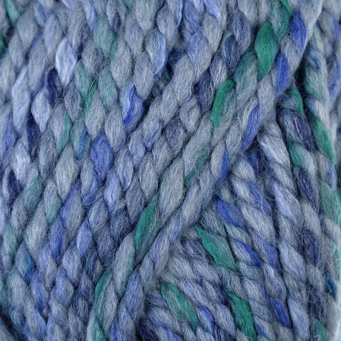 Пряжа "Spaghetti Effect" 25% шерсть, 75% акрил 60м/100гр (7602 Тадж Махал)