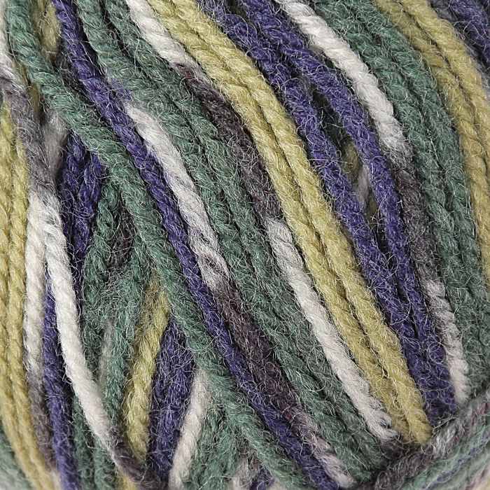 Пряжа "Super Excellence Effect" 49% шерсть, 51% акрил 228м/100гр (80361 принт)