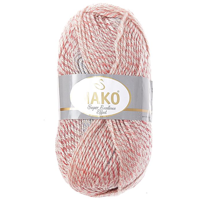 Пряжа "Super Excellence Effect" 49% шерсть, 51% акрил 228м/100гр (70449 принт)