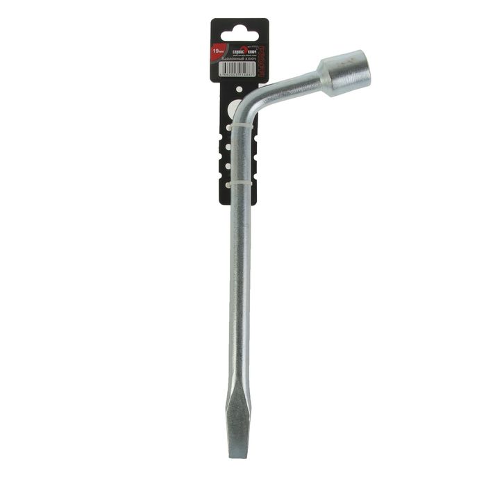 Баллонный ключ "СЕРВИС КЛЮЧ", 19мм с длинной ручкой, кованый, 375мм