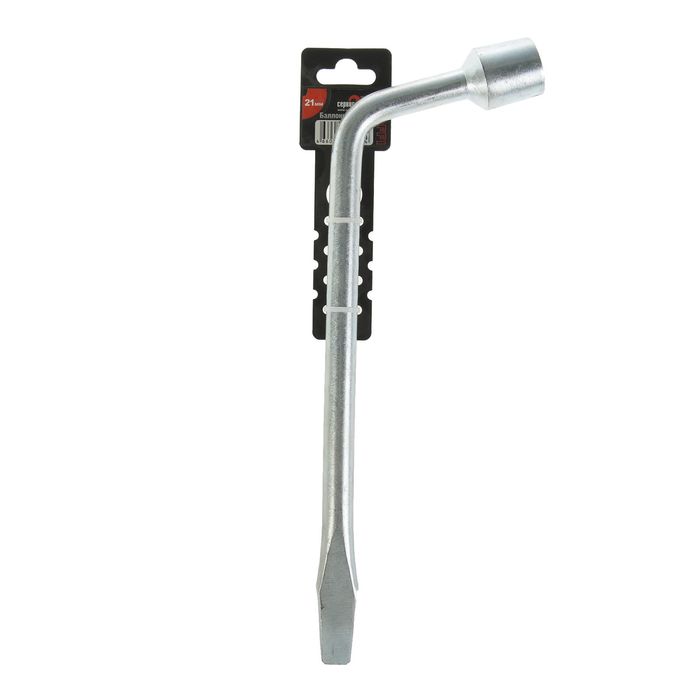 Баллонный ключ "СЕРВИС КЛЮЧ", 21мм с длинной ручкой, кованый, 375мм