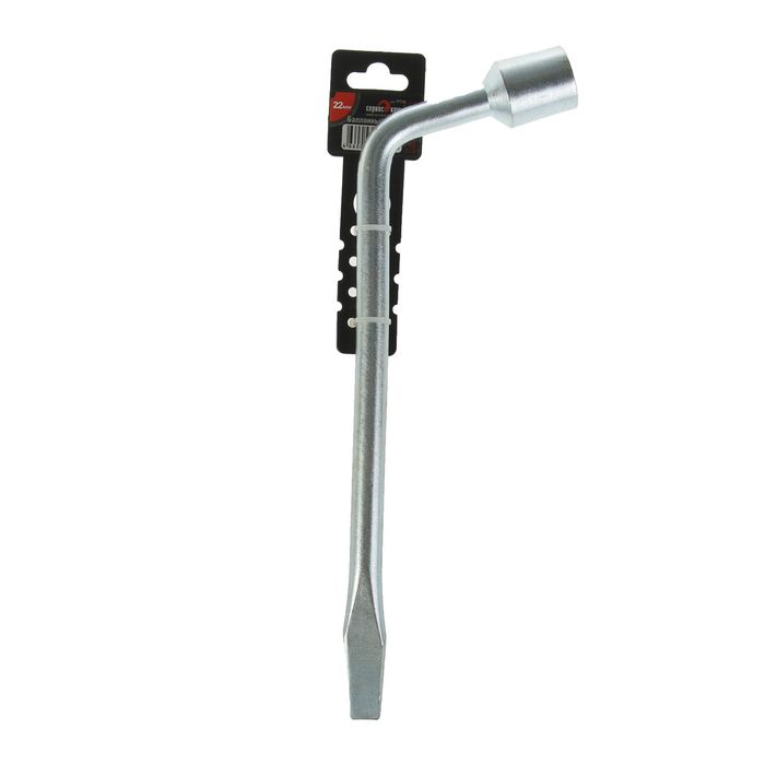 Баллонный ключ "СЕРВИС КЛЮЧ", 22мм с длинной ручкой, кованый, 375мм