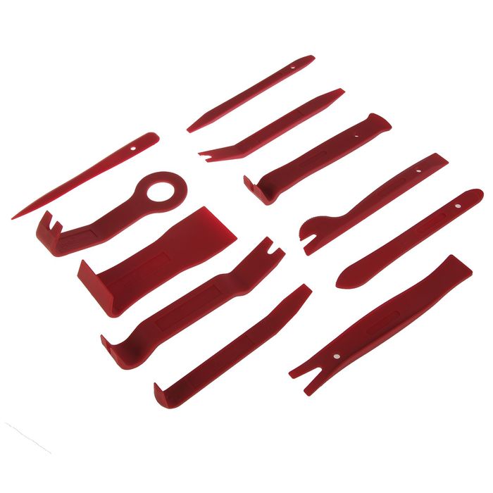 Набор приспособлений "СЕРВИС КЛЮЧ" для демонтажа обшивки (11 предметов)