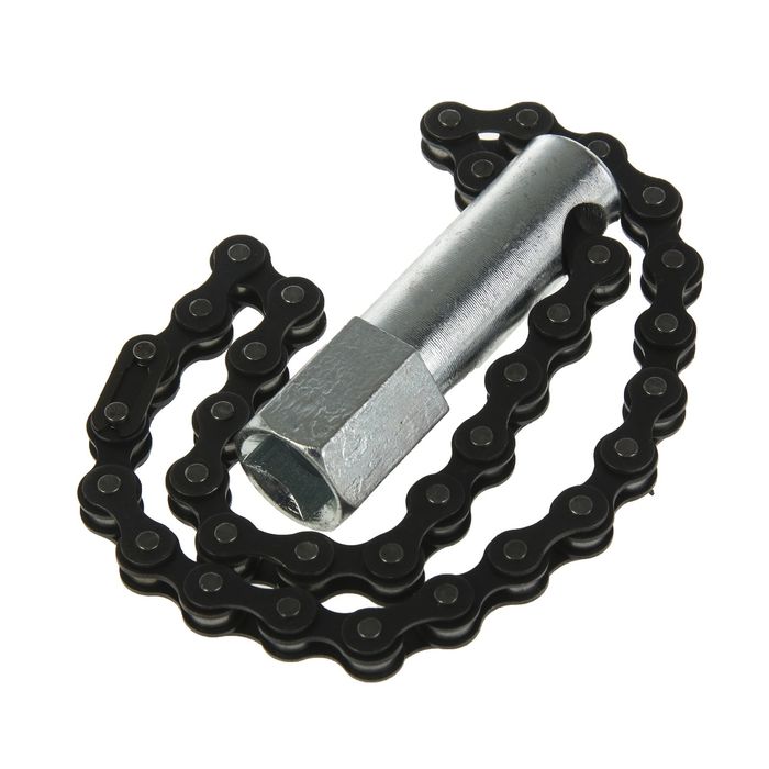 Съемник масляного фильтра "СЕРВИС КЛЮЧ", цепной, под вороток, 1/2