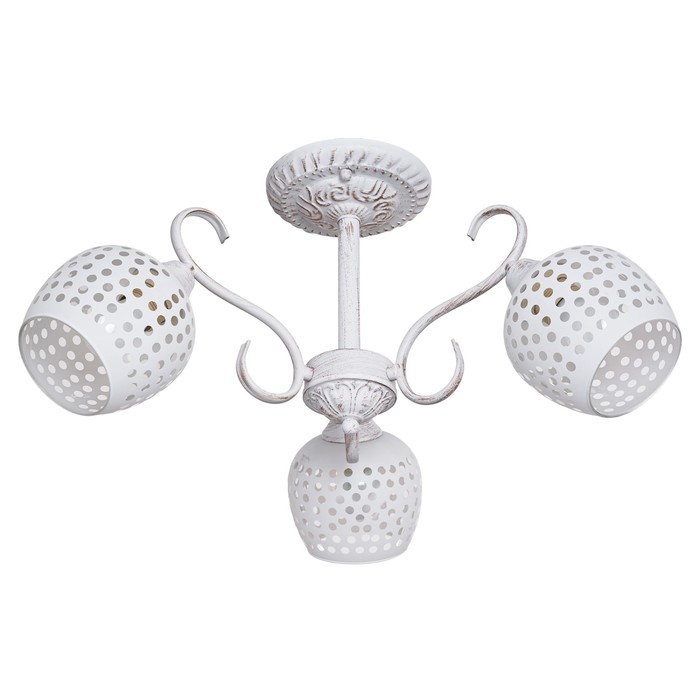 Люстра "Лайт" 3 лампы E27 60 Вт белый 60х60х26 см.