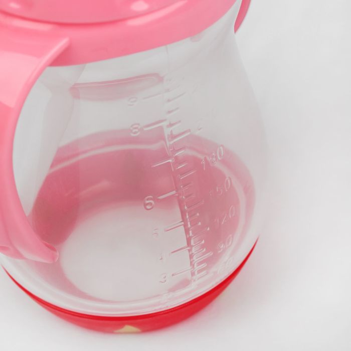 Поильник с трубочкой, термочувствительное дно, 270 мл, от 5 мес., цвета МИКС