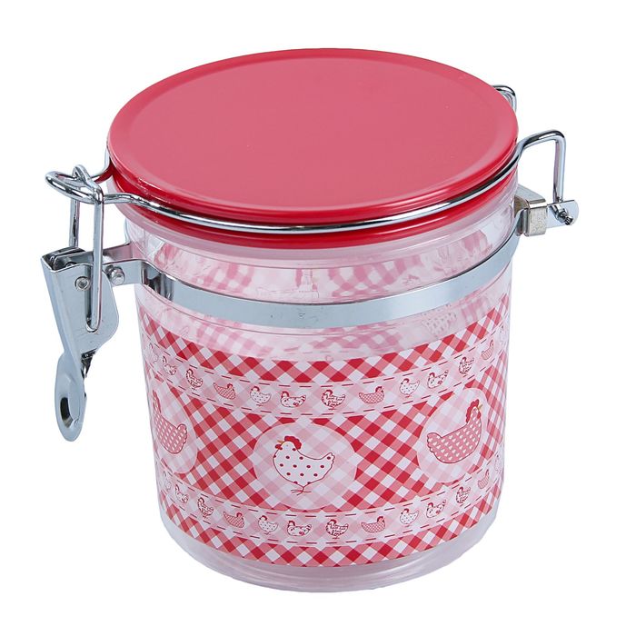 Банка для сыпучих продуктов "Ряба" 10х10х11 см