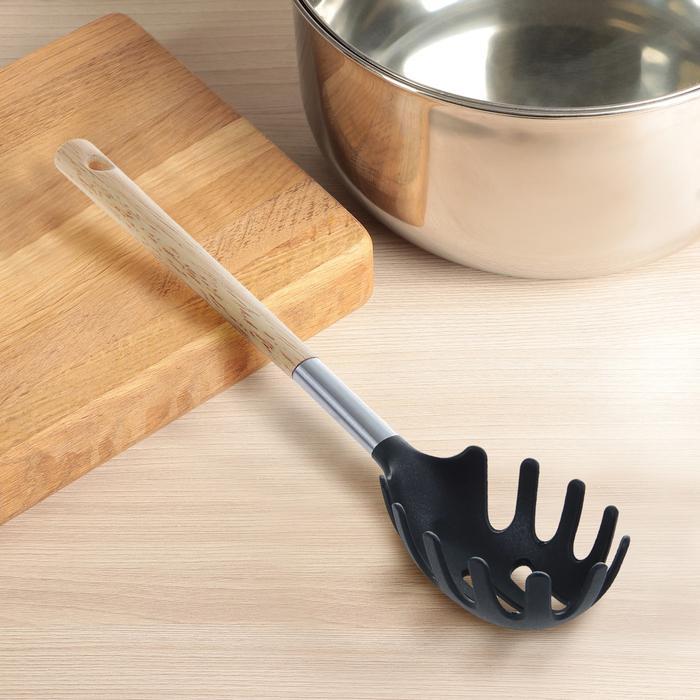 Ложка для спагетти "Бамбук" 32,5х7 см