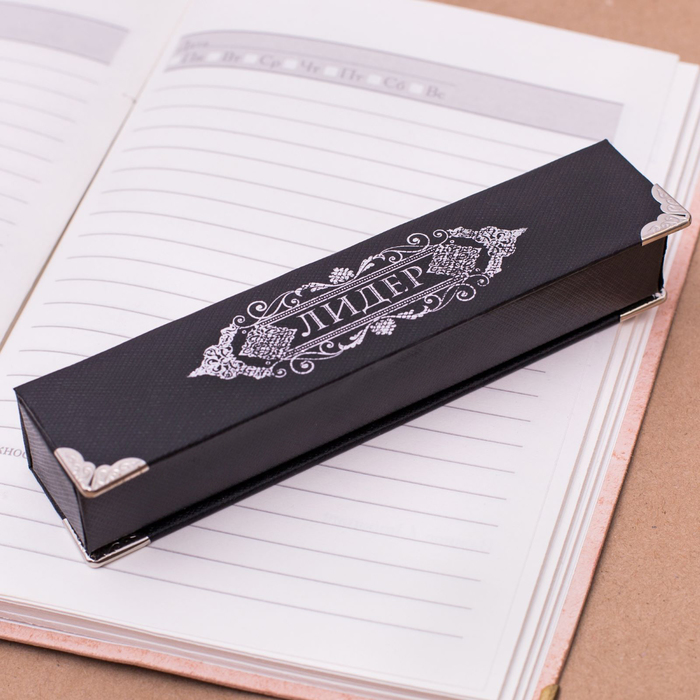 Ручка в подарочном футляре "Лидер"