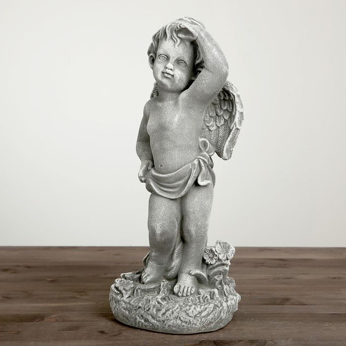 Статуэтка "Амур" под камень, цвет серый