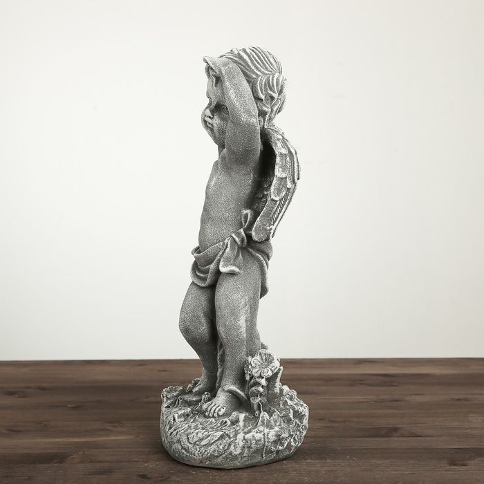 Статуэтка "Амур" под камень, цвет серый