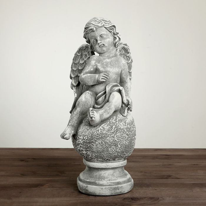 Статуэтка "Купидон" под камень, цвет серый