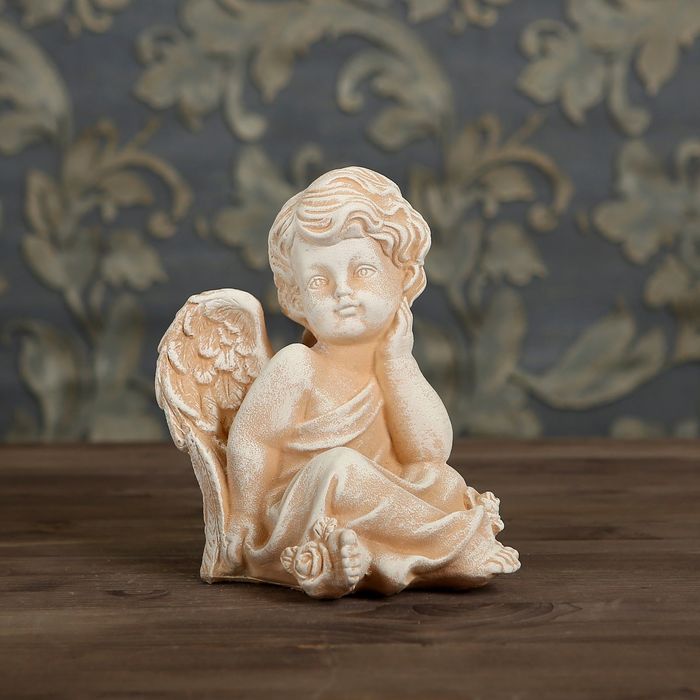 Статуэтка "Матильда" под камень, цвет песочный
