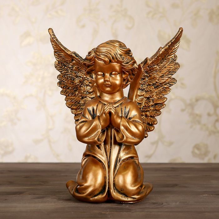 Статуэтка "Крылатик" большой, цвет бронзовый
