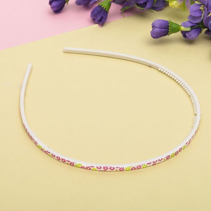 Ободок для волос "Тонкий" 0,4 см ромашки, микс