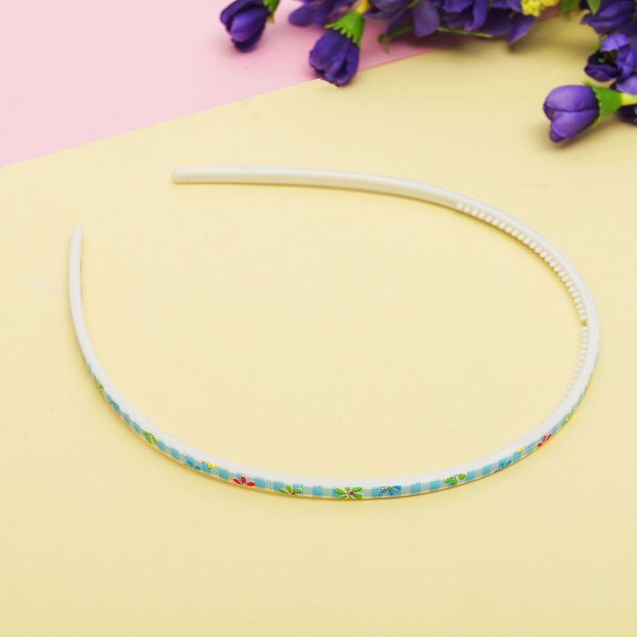 Ободок для волос "Тонкий" 0,4 см бабочка, микс