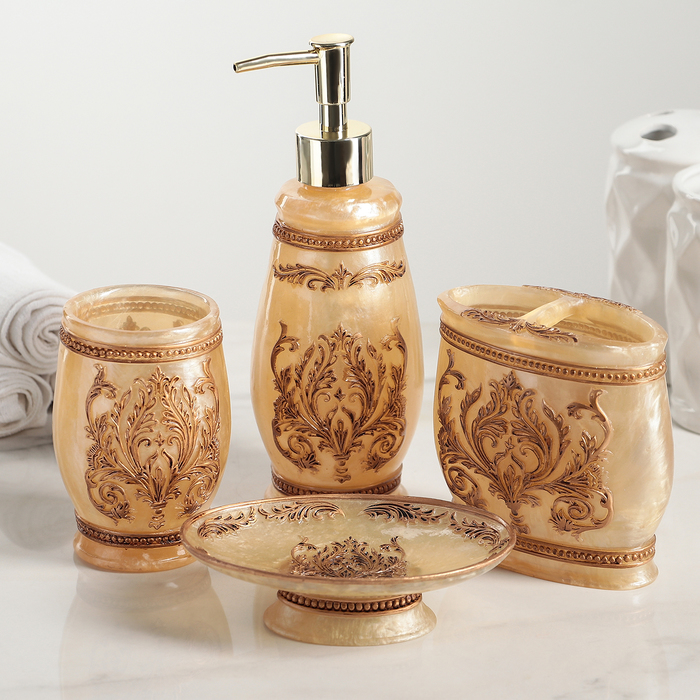 Набор для ванной "Арабеска" 4 предмета