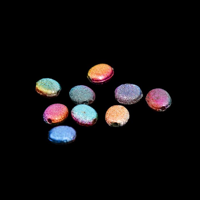 Набор бусин для творчества пластик "Блеск" набор 90 шт 0,8х0,6 см