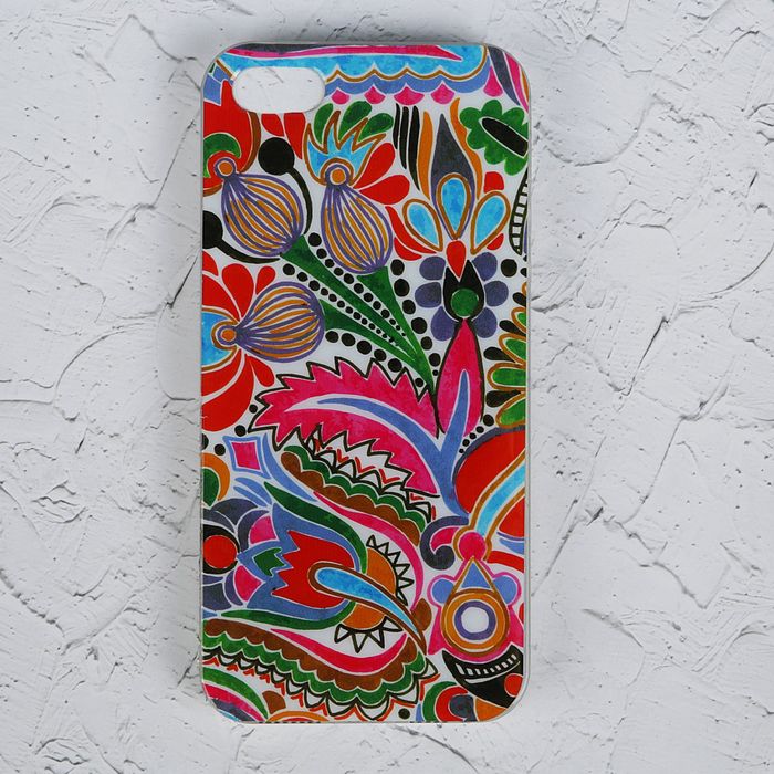 Чехол Luazon для iPhone 5/5S, орнамент MZF-0139