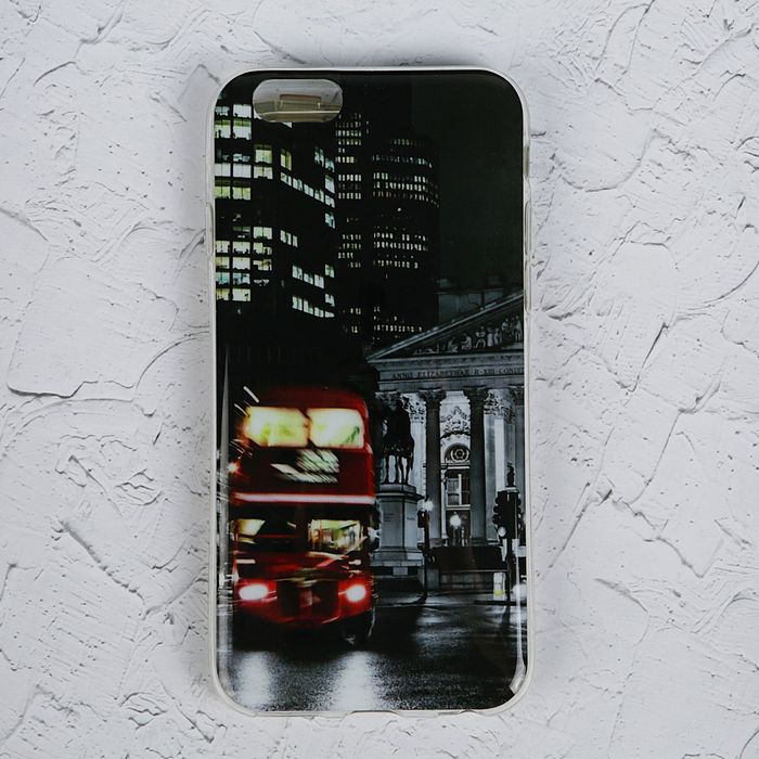 Чехол Luazon для iPhone 6/6S, London bus
