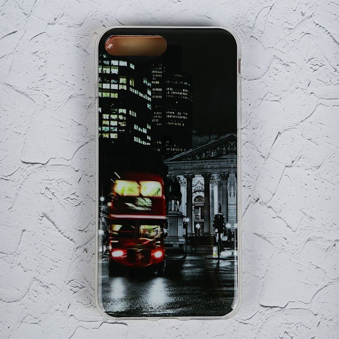 Чехол для iPhone 7 Plus, London bus