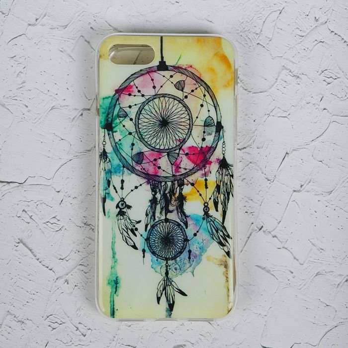 Силиконовый чехол Luazon для iPhone 7 "Ловец снов"