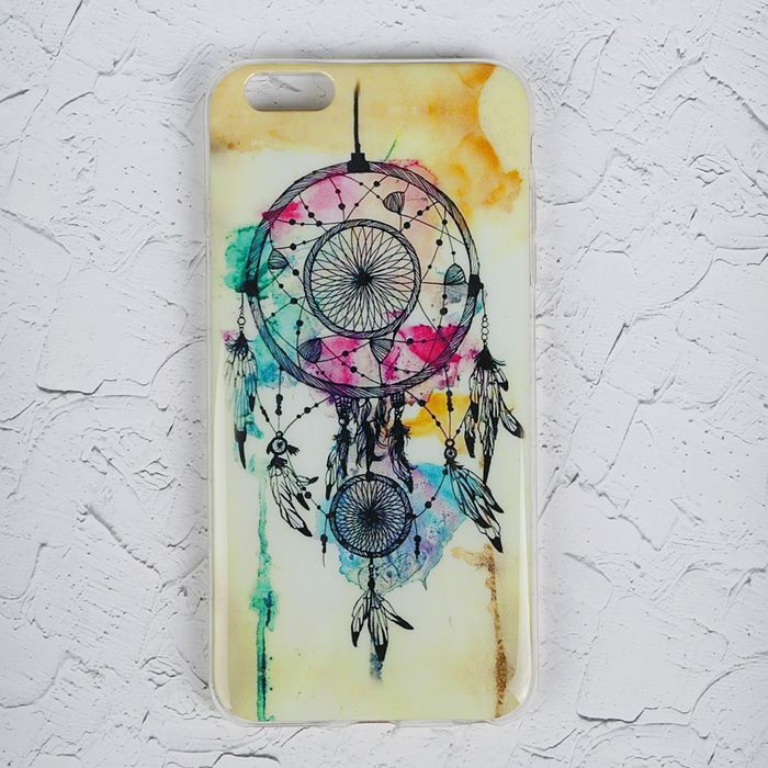 Силиконовый чехол Luazon для iPhone 6 Plus "Ловец снов"