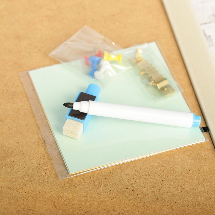 Фоторамка на 2 фото 10х10 см с доской для рисования и для записок "Шоколад" 34х52,5 см