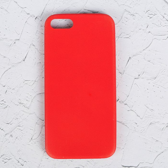 Чехол для iPhone 5/5S/SE, меняет цвет от температуры и прикосновения, красно-желтый