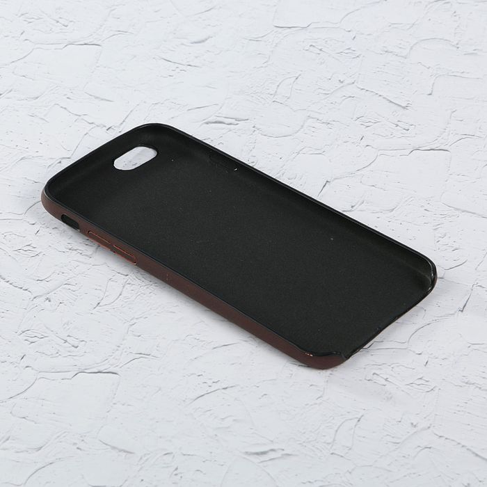 Чехол для iPhone 6/6S, меняет цвет от температуры и прикосновения, коричнево-оранжевый