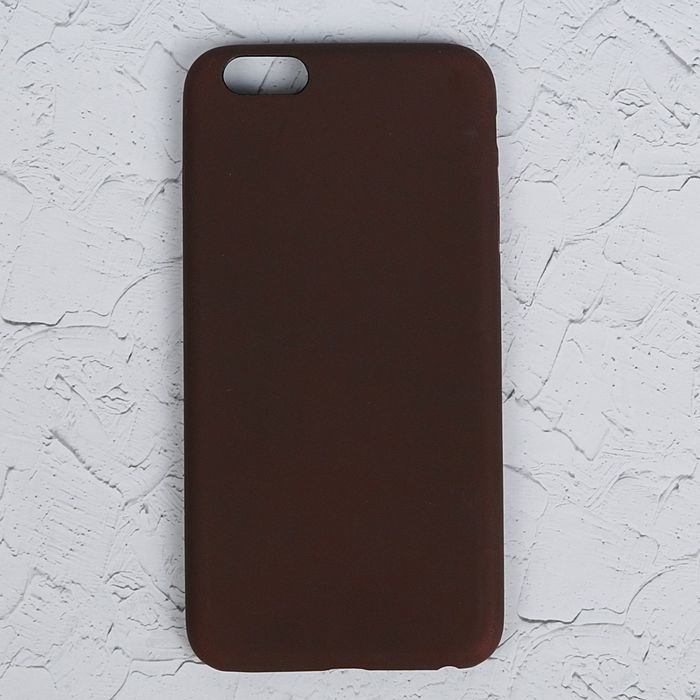 Чехол для iPhone 6 Plus, меняет цвет от температуры и прикосновения, коричнево-оранжевый
