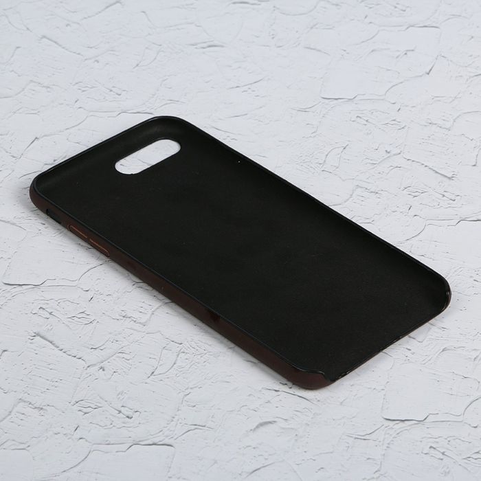 Чехол для iPhone 7 Plus, меняет цвет от температуры и прикосновения, коричнево-оранжевый