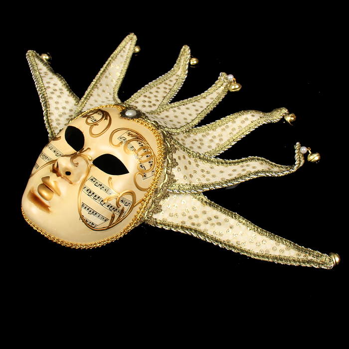 Маска интерьерная "Венецианская. Жоли" 32х40х14 см