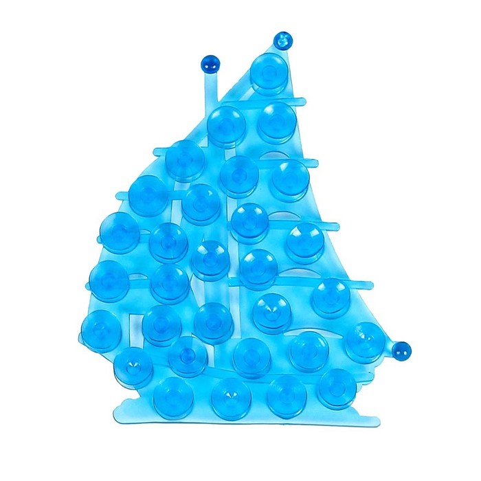 Мини-коврик для ванны "Кораблик", цвет МИКС