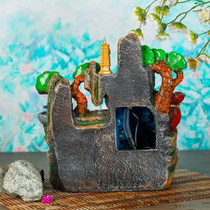Фонтан "Путь к пагоде" 30х25х16 см