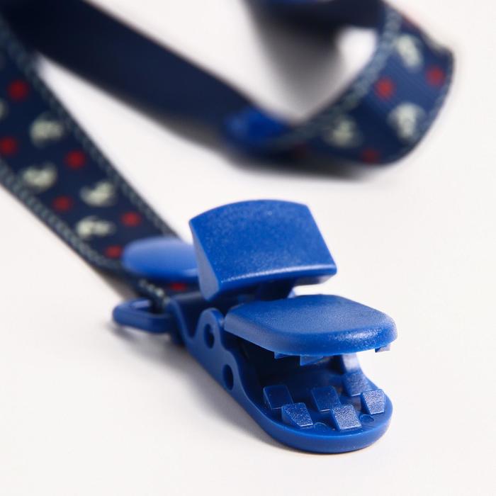 Держатель для пустышки, ниблера, на ленте, цвета МИКС