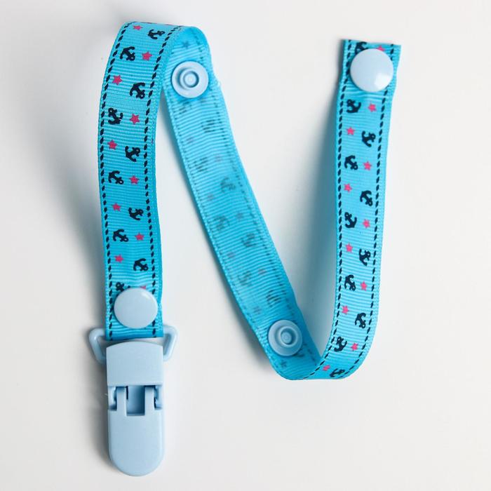 Держатель для пустышки, ниблера, на ленте, цвета МИКС