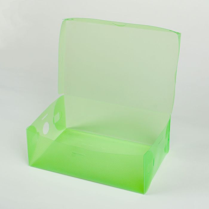 Короб для хранения 18х28х10 см, цвет зеленый