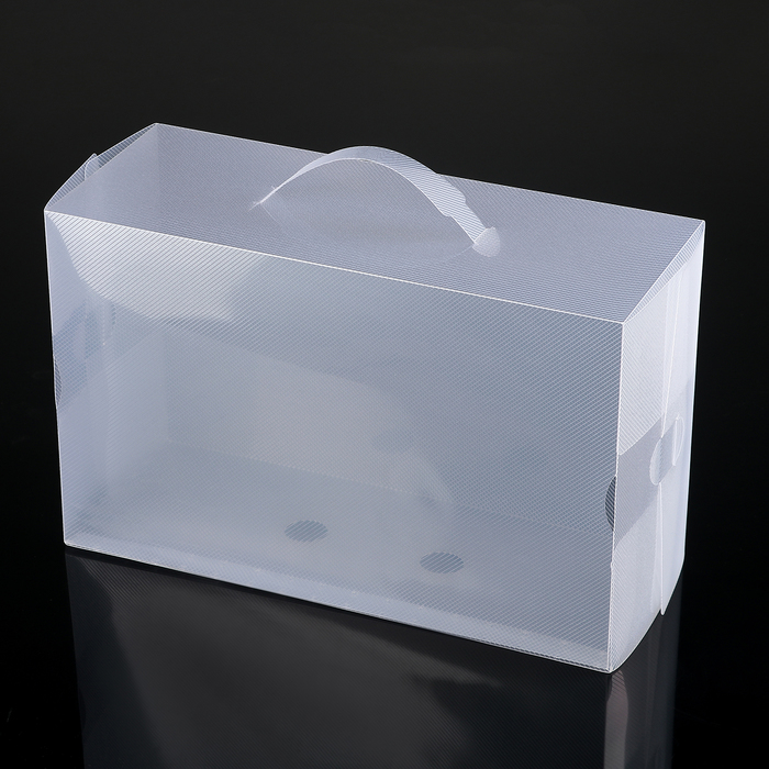 Короб для хранения с ручкой 21х33х13 см, цвет белый