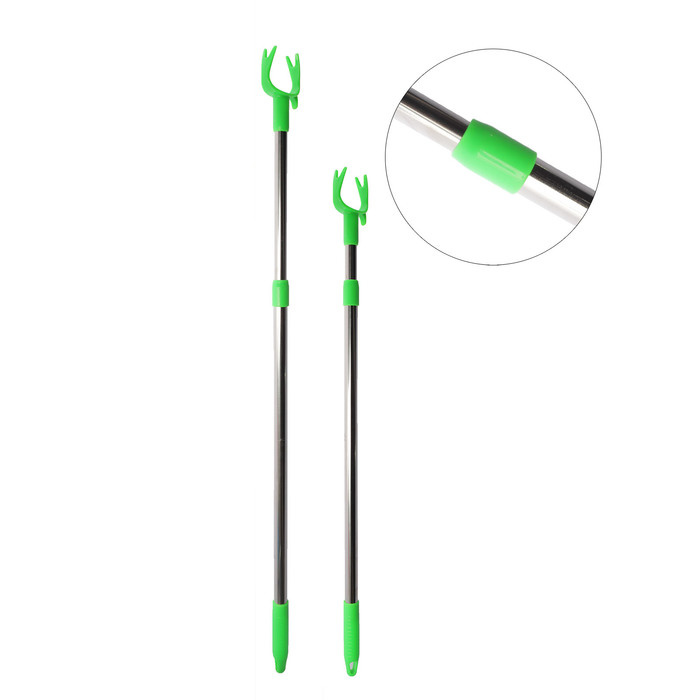 Съемник для одежды телескопический, L=90-126, вилка 7*6,