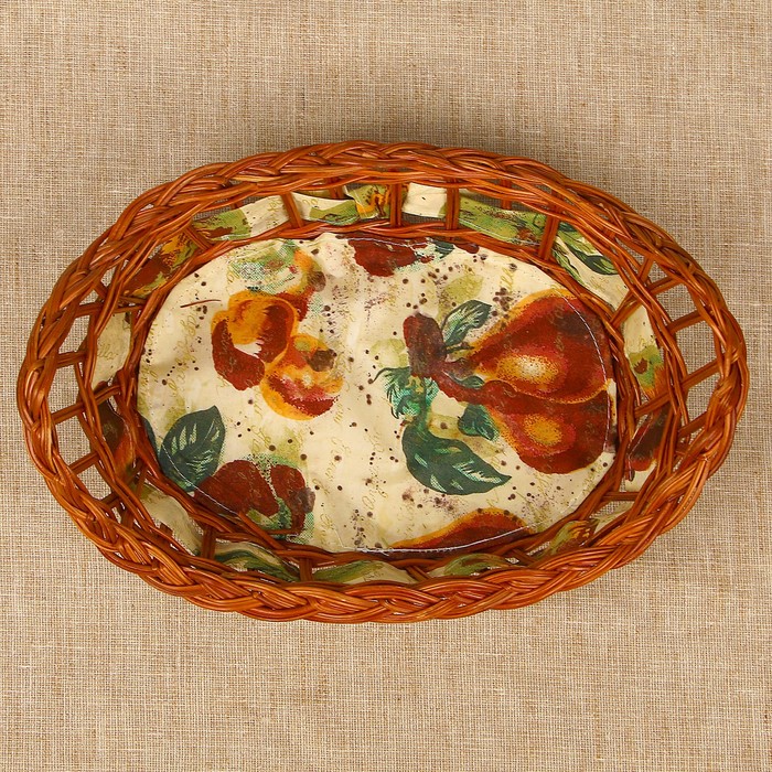 Лоток «Плетёночка», с поднятыми ручками, 26х24х7,5 см