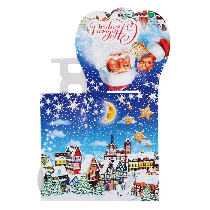 Подарочная коробка "Городок", домик, 12 х 8,5 х 17,5 см