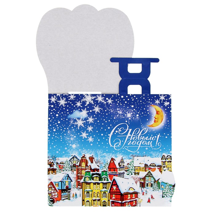 Подарочная коробка "Городок", домик, 12 х 8,5 х 17,5 см