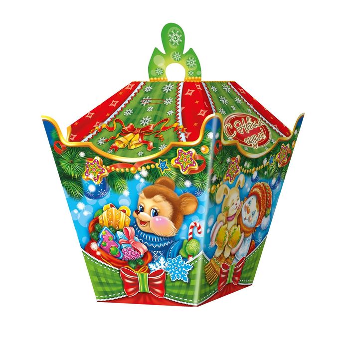 Подарочная коробка "Шарик", фонарик резной, 13 х 13 х 13,5 см