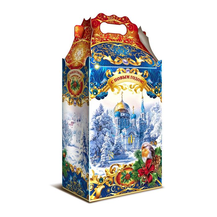 Подарочная коробка "Зима", 20,3 х 12,3 х 41 см