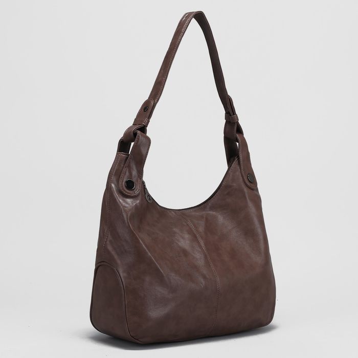 Сумка женская, отдел с перегородкой на молнии, наружный карман, цвет хаки