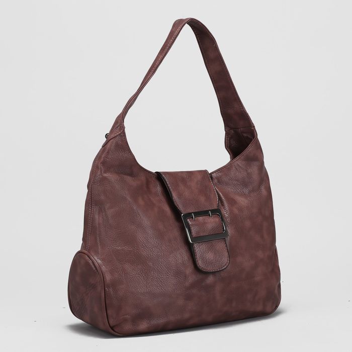 Сумка женская на молнии, 1 отдел с перегородкой, наружный карман, цвет пудра