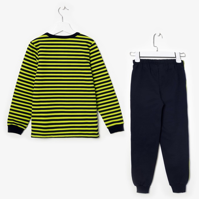 Пижама для мальчика, рост 146 см, цвет салатовый